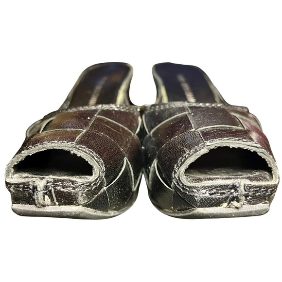 Pons Quintana Fatima Leather Wedge Mules (39) - Picture 6 of 9